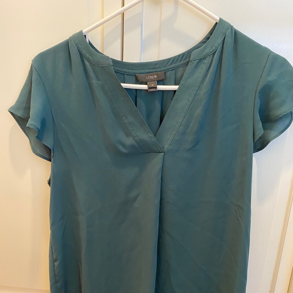 JCrew flutter sleeve blouses